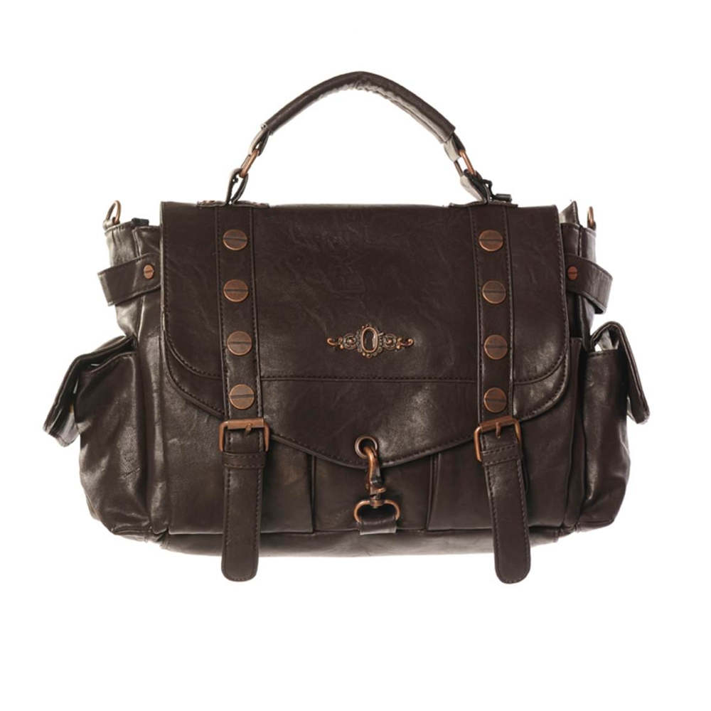 Banned - Steampunk Handtasche - Braun